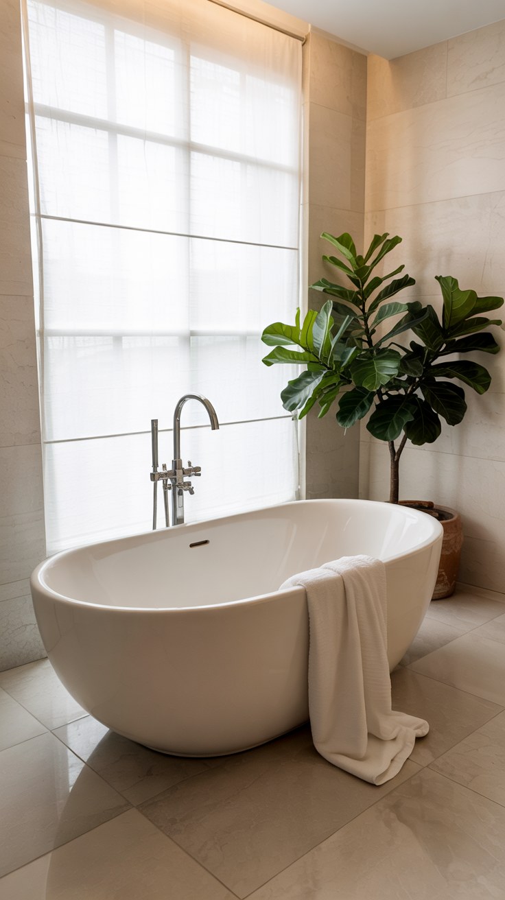 Luxury Bathroom Ideas: Elegant Freestanding Tub Design Inspiration