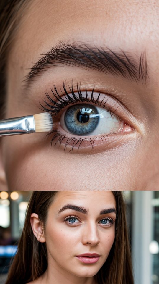 Adriana Lima Inspired Eye Makeup Tutorial for Blue Eyes