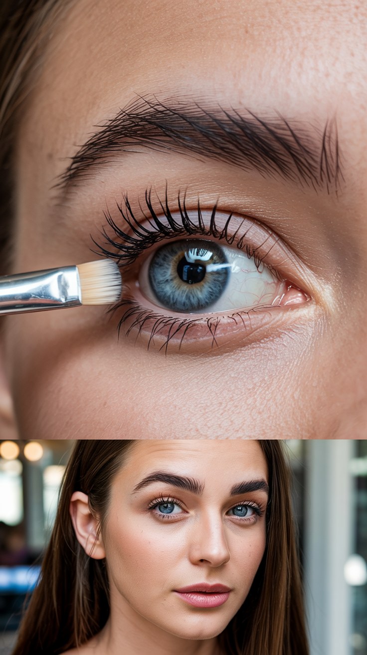 Adriana Lima Inspired Eye Makeup Tutorial for Blue Eyes