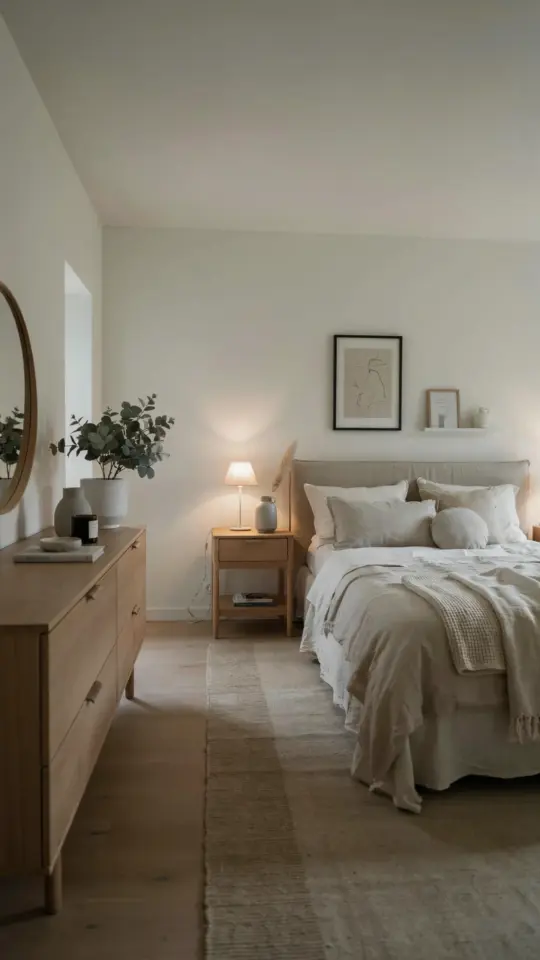 Cozy Bedroom Decor Ideas with Soft Textures and Warm Lighting