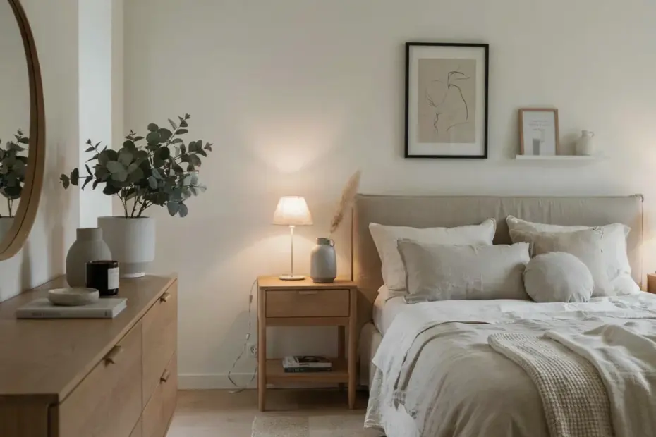 Cozy Bedroom Decor Ideas with Soft Textures and Warm Lighting